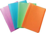 Luna Clipboard Flexible with 30 plastic sleeves Slides for Paper A4 (Μiscellaneous colours) 1pcs