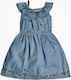 Guess Kids Dress Denim Sleeveless Blue