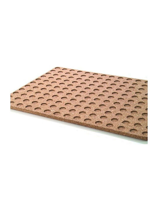 Bath Mat Wooden Cork 3103141 Brown 45x60cm