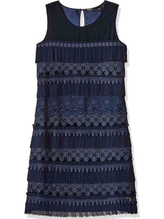 Guess Kids Dress Sleeveless Navy Blue