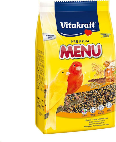 Vitakraft Premium Menu Τροφή για Καναρίνια με Μέλι 500gr