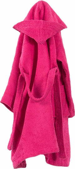 Guy Laroche Kids Hooded Bathrobe Tender Cherry