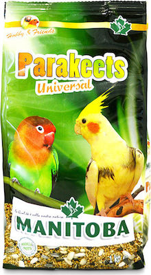 Manitoba Parakeets Universal Hrană pentru Papagali de Mărime Medie pentru papagali 1kg