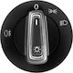 Mcar Car Light Switch for Seat Ibiza 9pin Black