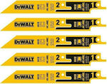 Dewalt DT2417 Λάμες Σεγάτσας BiMetal 14/18 TPI για Μέταλλο 152mm 5τμχ