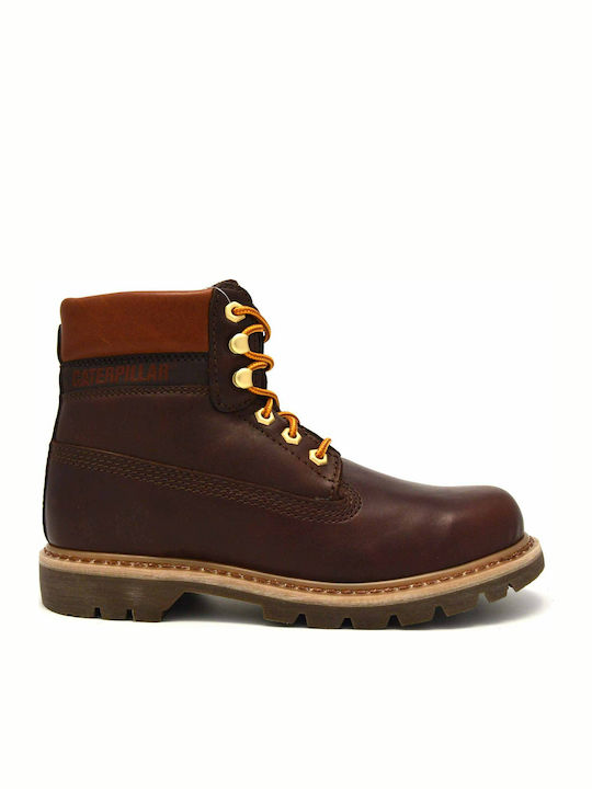 Colorado Lux Mahogany Δερμάτινα Καφέ Ανδρικά Αρβυλάκια