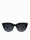 Meller Bio Karoo Women's Sunglasses with All Black Plastic Frame and Black Polarized Lens BIO-KA-TUTCAR