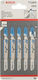 Bosch T118G Λάμες Basic for Metal για Μέταλλο 50mm 5τμχ
