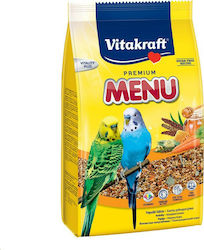 Vitakraft Premium Menu Hrană pentru Budgerigars cu Miere 1kg