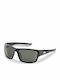 Flying Fisherman Sand Bank Men's Sunglasses with Black Plastic Frame and Gray Polarized Lens
