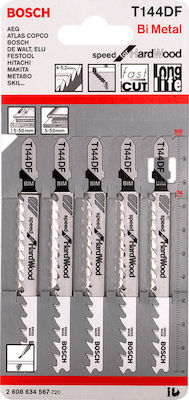 Bosch T144DF Blade Speed for Hard Wood for Wood 100mm 5pcs