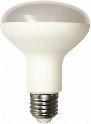 Eurolamp LED Lampen für Fassung E27 und Form R80 Naturweiß 1100lm 1Stück