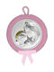 Prince Silvero Divine Infant Saint Icon Kids Talisman with the Virgin Mary made of Silver MA-DM606-LR