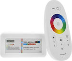 Atman Wireless Dimmer and RGB Controller Touch Controller RF With Remote Control 216W 12V και 432W 24V CON-00100