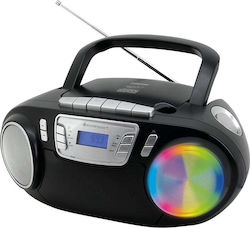 Soundmaster Portable Radio-CD Player SCD5800 Equipped with CD / USB / Cassette / Radio Black