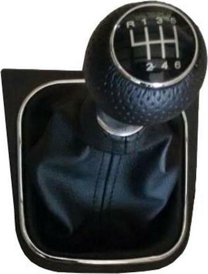 Carman Shift Knob with Bubble Ταχυτήτων με Φούσκα VW Caddy, Golf, Jetta, Touran 6 Ταχύτητες for Volkswagen Caddy black