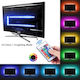 Bandă LED Alimentare USB (5V) RGB Lungime 4x50cm și 60 LED-uri pe Metru cu Telecomandă SMD5050