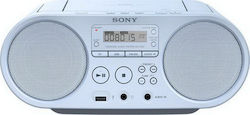 Sony Φορητό Ηχοσύστημα ZS-PS50 με CD / MP3 / USB / Ραδιόφωνο σε Μπλε Χρώμα