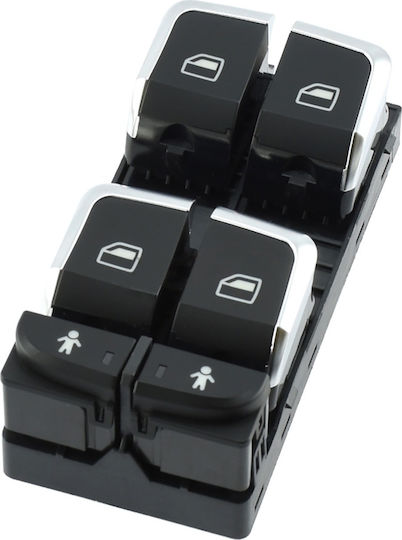 Mcar Car Window Switch for Audi A6 / A7 / Q3 10pin Black