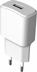 Celly Charger Without Cable with USB-A Port Whites (Procompact)