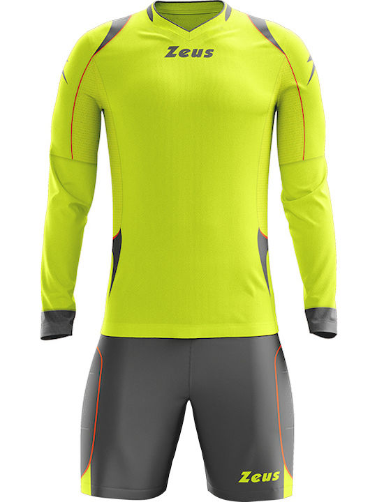 Zeus Paros Set Style Goalkeeper Football Yellow...