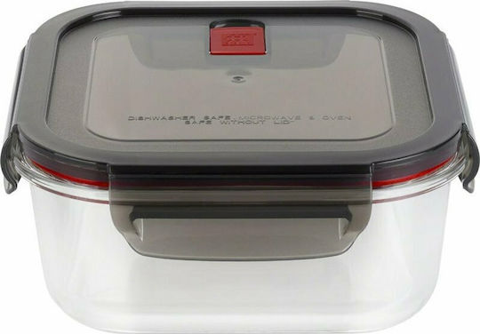 Zwilling J.A. Henckels Microwave Glass Lunch Box Black 1100ml