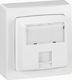 Legrand Oteo Single Network Socket RJ45 Cat6 White 086044