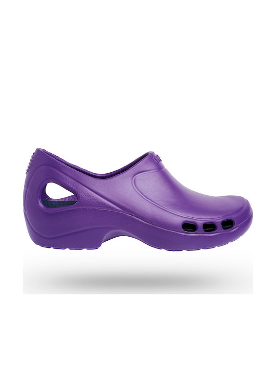 Wock Everlite 06 Anatomisch Clogs Lila