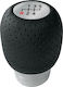 Lampa Shift Knob Formula Gear 3 Leather Gear Shift Knob with 2 Speed Indicator Stickers 32mm (Fiat & Opel) Universal Black