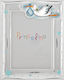 Prince Silvero Silver Photo Frame Stork 9x13cm