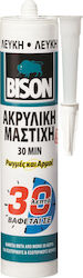 Bison 30min Ακρυλική Συγκολλητική Μαστίχη Ξύλου Λευκή 300ml Bison 30min Ακρυλική Συγκολλητική Μαστίχη Ξύλου Λευκή 300ml