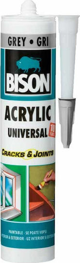 Bison Universal Ακρυλική Μαστίχη Ξύλου Γκρι 300ml