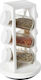 Luigi Ferrero Glass Tabletop Spice Rack with Stand FR-1446 WW White 3pcs