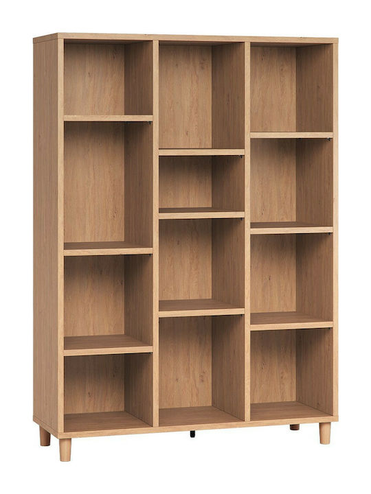 Simple Bibliotecă pardoseală Lemn Bej 112x38x158cm