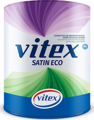 Vitex Satin Eco Πλαστικό Χρώμα Οικολογικό για Εσωτερική Χρήση 3lt