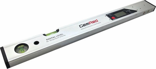 GemRed Three Buttons Digital Level Spirit Level Aluminum Electronic Magnetic 60cm with 2 Eyes