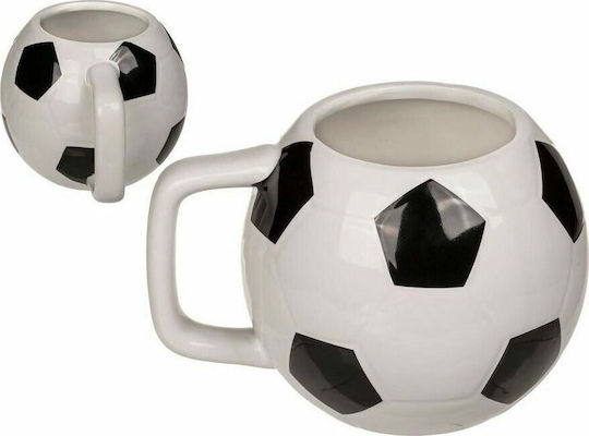 ArteLibre Μπάλα Ποδοσφαίρου Κούπα Κεραμική Λευκή 280ml