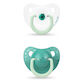 Suavinex Πιπίλες Σιλικόνης για 0-6 μηνών Bear Νυκτός Green 2τμχ