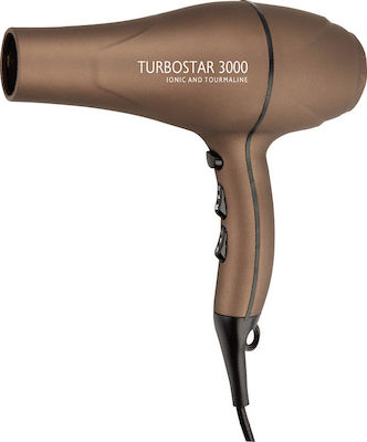 Salon Tech Turbostar 3000 Επαγγελματικό Πιστολάκι Μαλλιών 2400W Καφέ