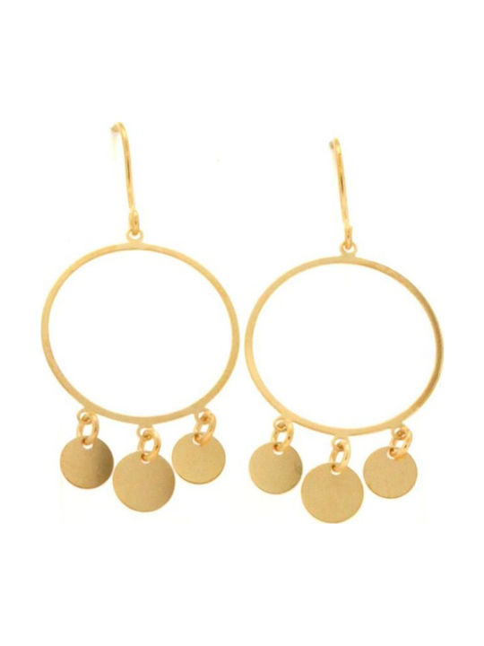 GOLD EARRINGS 14K RSLG171