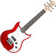 Vox Mini Electric Guitar SG with H Pickup Configuration Red with Case