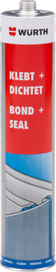 Wurth Bond+Seal Sealant Silicone Black 300ml