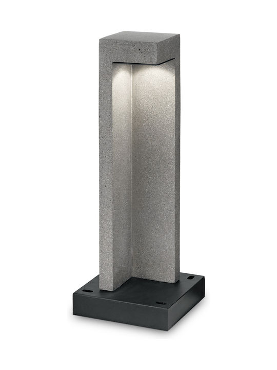 Ideal Lux Titano Outdoor Floor Lamp LED 9W with Warm White Light IP55 Gray