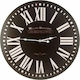 Y36000070 William Marchant Antique Wall Clock Wooden Black Ø60cm