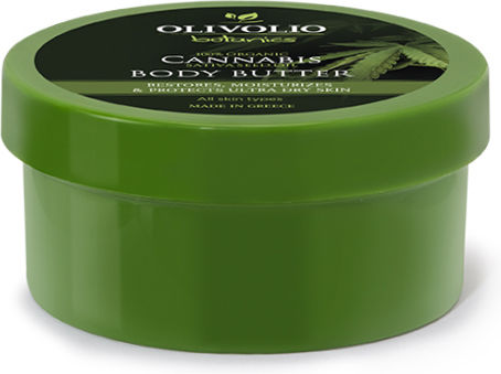 Olivolio Botanics Cannabis Sativa Seed Oil Moisturizing Butter Body for All Skin Types 150ml