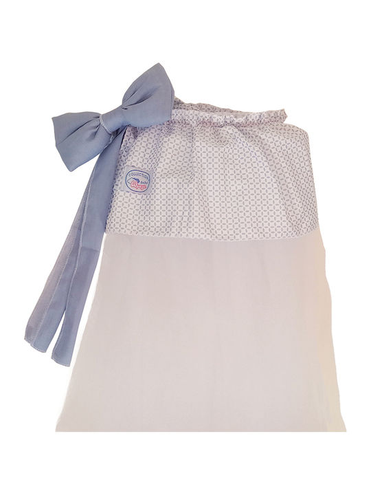 Omega Crib Mosquito Net Light Blue