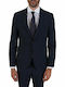 Harvey 202 Men's Winter Suit Jacket Slim Fit Navy Blue