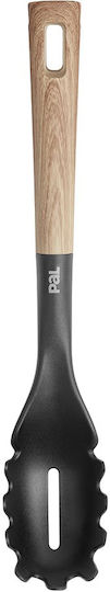 Pal Bambus Servierlöffel Nudeln Tef Sieb aus Nylon Schwarze 34cm