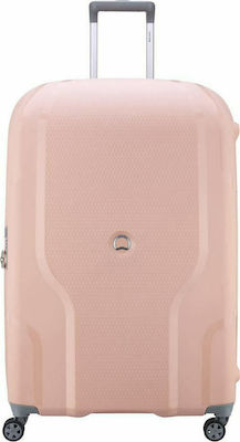Delsey Clavel Μεγάλη Βαλίτσα με ύψος 82.5cm σε Ροζ χρώμα