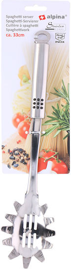 Alpina Appliances Deep Pasta Spoon Colander Stainless Steel Silver